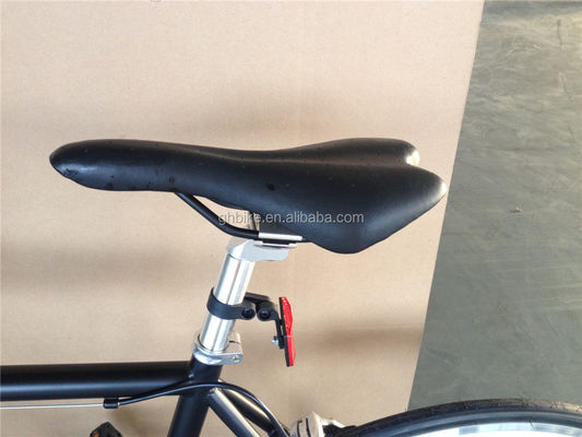 Bicicle à pédale fixe ordinaire 700c Bicicle à vitesse unique à engrenage fixe avec frein double V