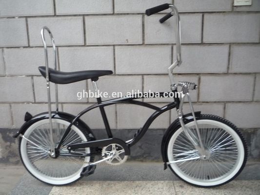 Cadre dur Noir Couleur Sport Goods Beach Cruiser Vélo avec une jante en alliage d'aluminium
