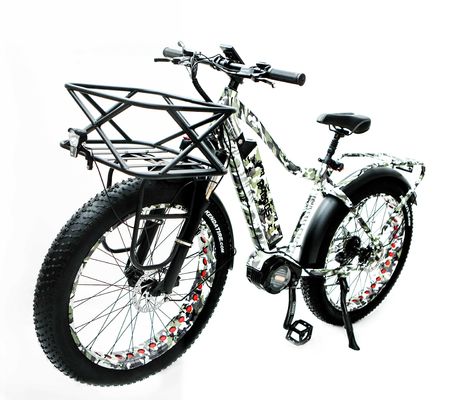 48V 17AH 1000W BaFang Central Motor Vélo électrique de montagne avec pneus de neige de 26 pouces