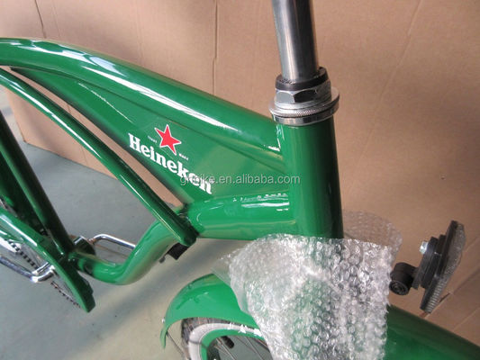 Polyvalent 26 pouces cadre en acier Hommes Beach Cruiser vélo pour la promotion Poids brillant 19KGS