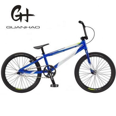 Pas de suspension Vélo de course BMX de 20 pouces avec cadre en alliage d'aluminium et engrenages à vitesse unique