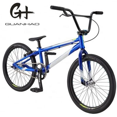 Pas de suspension Vélo de course BMX de 20 pouces avec cadre en alliage d'aluminium et engrenages à vitesse unique