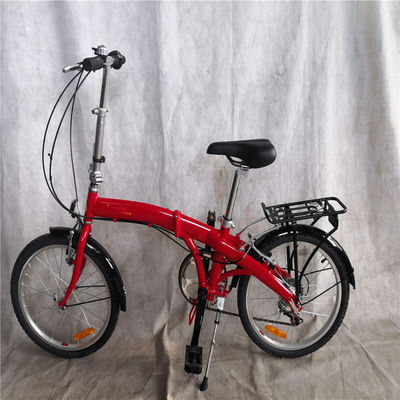 Vélo pliant hybride unisexe de 20 pouces avec 7 vitesses et moyeu en alliage de frein en aluminium V Quando