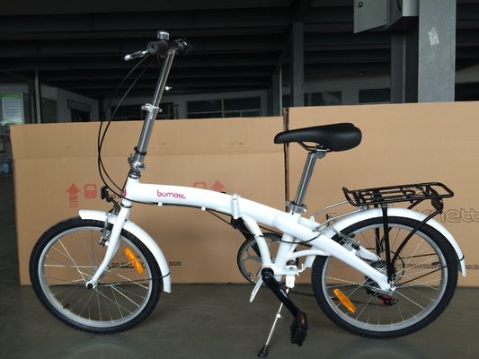 Vélo pliant hybride unisexe de 20 pouces avec 7 vitesses et moyeu en alliage de frein en aluminium V Quando
