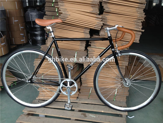 700C vélo à engrenage fixe à vitesse unique avec frein à pince R Vintage Drop Bar Fixie vélo