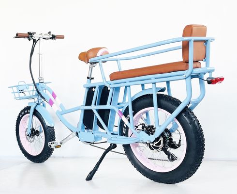 20 &quot; 48V 1000W Piles doubles 34AH Piles au lithium 50KM/H Moteur à moyeu arrière Bicicle électrique à neige