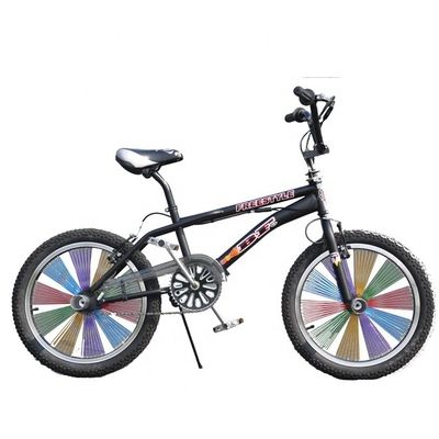 Tête de fil en aluminium BMX 20 pouces couleur 130H Spokes chinois CE Kid Freestyle vélo