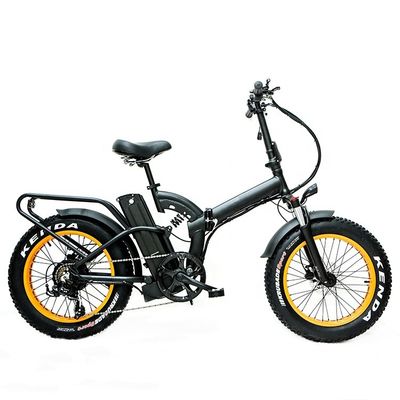 52V 20 &quot; 1000W 14AH batterie au lithium 50KM/H 4.0 Grand pneu de neige grosse graisse OEM personnalisé adulte pliable électrique vélo à suspension complète