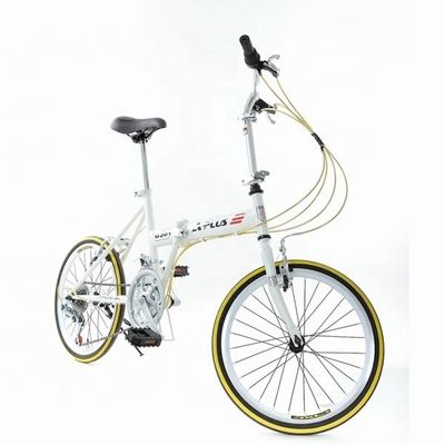 Double frein en V 20 &quot; Hi-Ten cadre en acier pliable vélo chinois avec Shimano 7 vitesses