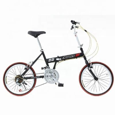 Double frein en V 20 &quot; Hi-Ten cadre en acier pliable vélo chinois avec Shimano 7 vitesses