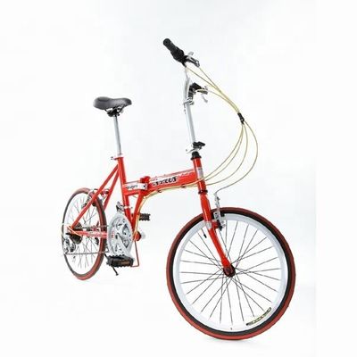 Double frein en V 20 &quot; Hi-Ten cadre en acier pliable vélo chinois avec Shimano 7 vitesses
