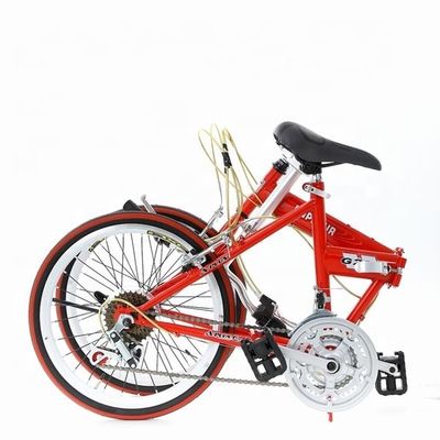 Double frein en V 20 &quot; Hi-Ten cadre en acier pliable vélo chinois avec Shimano 7 vitesses