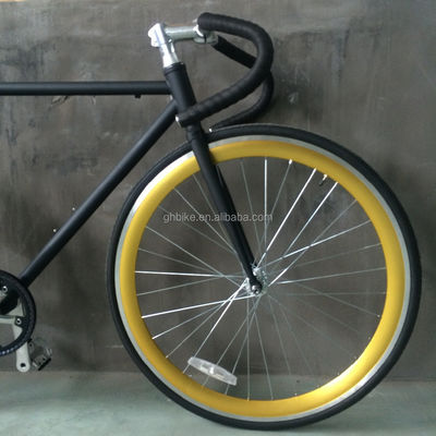 Pedale en alliage 2016 High End Style 700C pour hommes à courte vitesse à ceinture unique Drive Road Bike/Fixie Bike dans n'importe quelle couleur