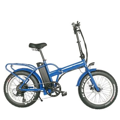 Vélo pliant électrique de 20 pouces avec moteur de plaque tournante arrière 48V 500W moteur 14AH batterie au lithium et 40KM/H vitesse maximale