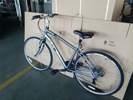 Personnaliser le cadre en aluminium 21S Vélo urbain pour femmes Vélos de fitness Vélos hybrides pour adultes