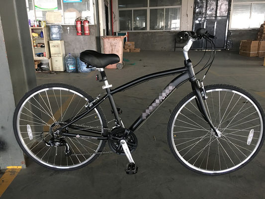 Personnaliser le cadre en aluminium 21S Vélo urbain pour femmes Vélos de fitness Vélos hybrides pour adultes