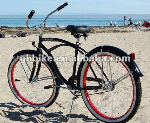 26 pouces Hommes et Femmes Beach Cruiser vélo de n'importe quelle couleur en aluminium