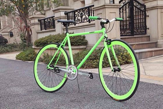 Vélo à grande vitesse 700c Fixie Bike avec chaîne KMC et poids brut 13kg
