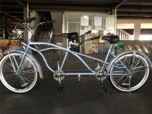 OEM 26 pouces adultes vélo de plage en tandem avec 1,8 m de longueur et 300 kg de capacité de charge
