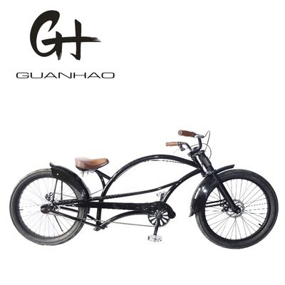 24 pouces de couleur rouge Long Chopper Cruiser vélo avec 24 * 3,0 pneu et aluminium Alloy Rim