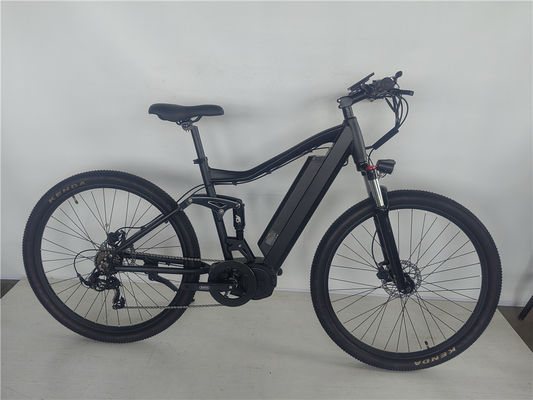 Moteur central à suspension complète cadre en alliage d'aluminium 29 pouces 1000W vélo de montagne électrique