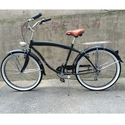 Vélo de plage de 6 vitesses pour hommes confortable et durable avec un crankset de 170 mm
