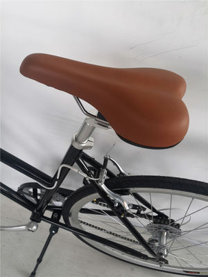 Roue avant et arrière V frein 7 vitesse 26 pouces vélo sur mesure adulte femmes vélo de ville croisière avec cadre dur
