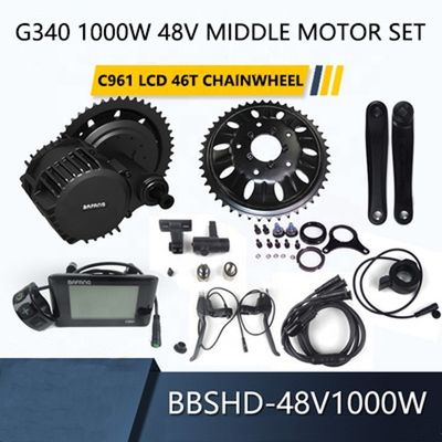 BAFANG G320 Moyenne M615 750W/1000W sans balai 8fun BBSHD-48V Kit de vélo électrique