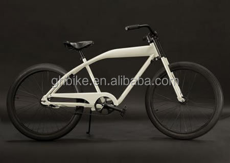 26&quot;x3.0 Pneus à vitesse unique Homme Beach Cruiser Vélo avec manettes de style Chopper