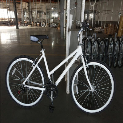 21 vitesse pas à pas femmes vélo urbain Lady City vélo hybride avec frein double V