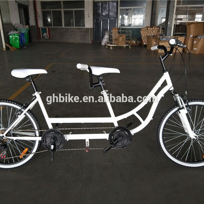 Bicycle tandem à deux sièges à 21 vitesses en alliage d'aluminium pour 23 kg