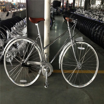 Personnaliser Vintage Lady vélo femmes vélo rétro vélo chrome avec 3 vitesses