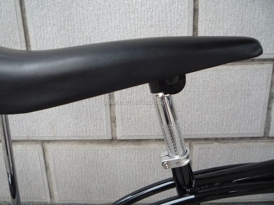 20 pouces de peinture au chrome certifiée CE lowrider vélo de plage croisière avec selle de banane