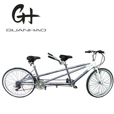 Double V Brake 26 &quot; 18 vitesses cadre en acier Hi-Carton CE à la vente à prix réduit tandem deux places deux personnes vélo