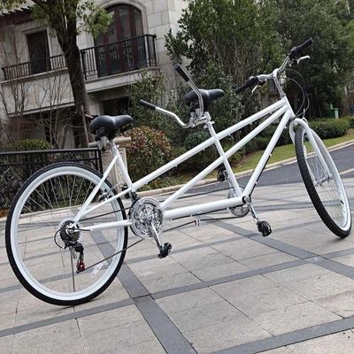 Double V Brake 26 &quot; 18 vitesses cadre en acier Hi-Carton CE à la vente à prix réduit tandem deux places deux personnes vélo