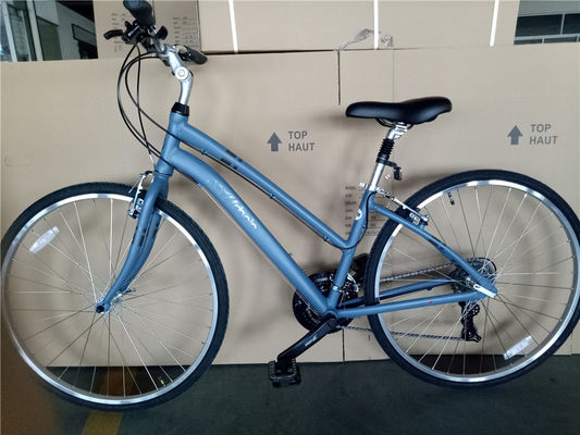 21 vitesse vélo de fitness urbain double V frein Comfort vélo hybride sans suspension à fourchette