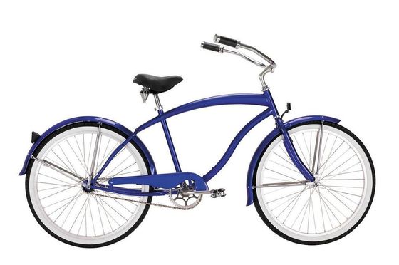 Cadre en acier de 26 pouces, vélo de plage pour hommes à vitesse unique, dans n'importe quelle couleur, homologué CE