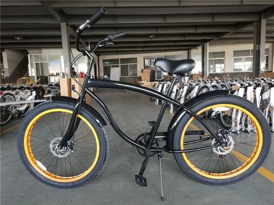 26 pouces 3.0 pneus de graisse pneus hommes vélo de plage croisière avec Shimano 7 vitesses et frein à disque