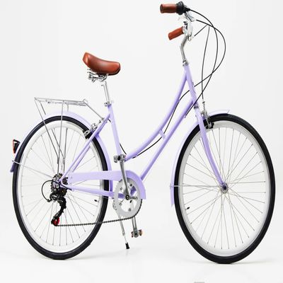 Double V frein 6-7 vitesse Vintage rétro adulte femmes confort City Cruiser vélos pour femmes avec panier avant