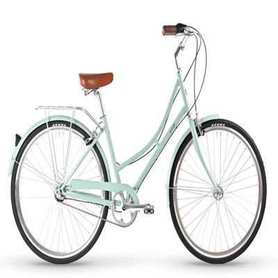 Double V frein 6-7 vitesse Vintage rétro adulte femmes confort City Cruiser vélos pour femmes avec panier avant