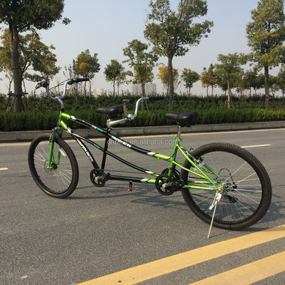 Bicycle à jante en alliage d'aluminium de 26 pouces avec frein à disque avant et frein à V arrière