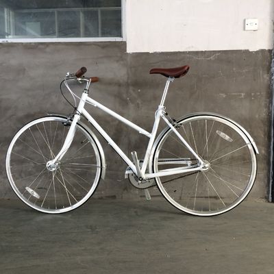 Vintage CR-MO Steel 4130 Lady Women Girl Intérieur 3 vitesses Vélo de ville pour le marché européen