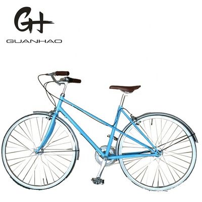 700C Shimano NEXUS Intérieur 7 vitesses étrier frein Vintage CE OEM Femmes City Lady vélo