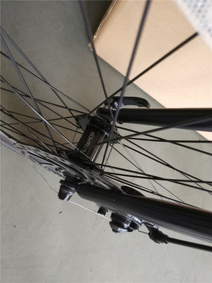 Shimano Gear Disque de frein à cadre rigide OEM Chromoly 4130 Cadre Homme adulte Hybride Cité Croisière Vélo Route Vélo