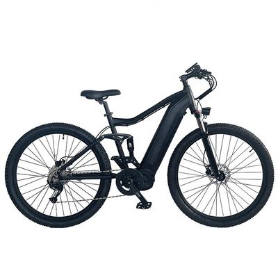 27.5 &quot; 1000W batterie au lithium vélo de montagne électrique avec 9 vitesses et suspension complète