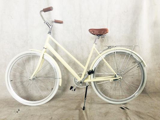 26 &quot; Lady City Bike avec Hi-Ten Steel Frame Coaster Brake Rack arrière et Options OEM / ODM