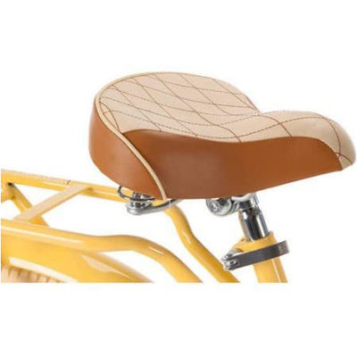 Pédal ordinaire de 26 pouces Vélo de croisière pour femmes avec jante en aluminium et couleur jaune banane