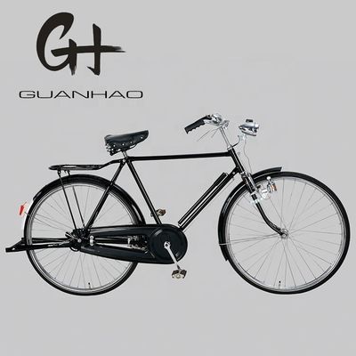 Certification EN 28 pouces Cadre en acier roulant pour hommes Vélo urbain lourd pour la conduite quotidienne