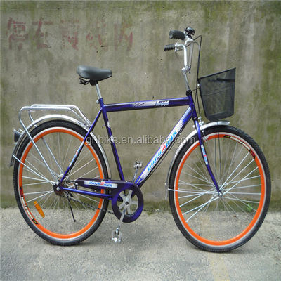 3-Piece Combo Offre Vintage Homme adulte à vitesse unique Rétro City Cruiser Bike avec panier avant