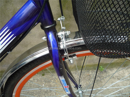 3-Piece Combo Offre Vintage Homme adulte à vitesse unique Rétro City Cruiser Bike avec panier avant